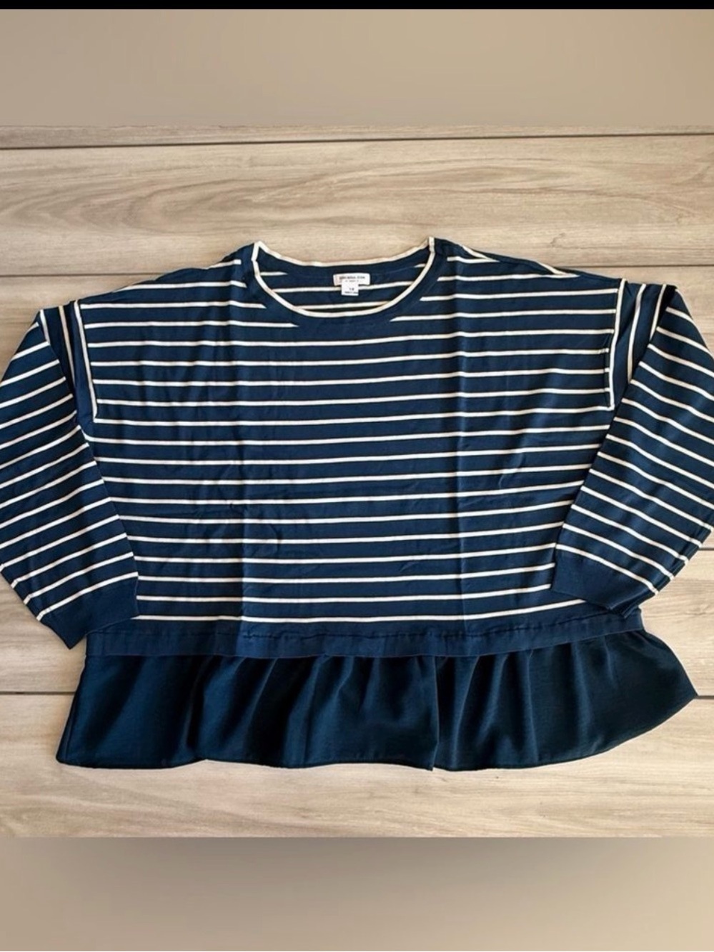 Chic Soul Hard At Work Top Navy 1X NWT IN PACKAGE